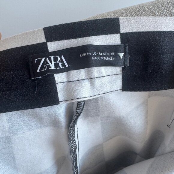 Checked fashion bootcut trousers - Picture 2 of 3